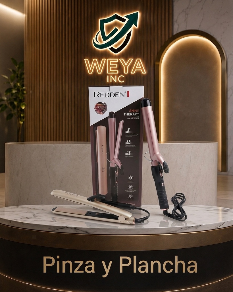 Pinza y Plancha para Cabello