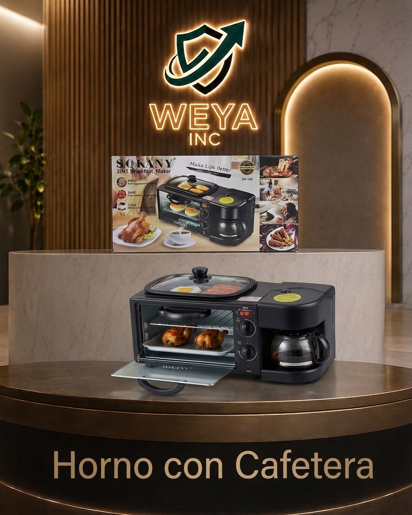 Horno con Cafetera