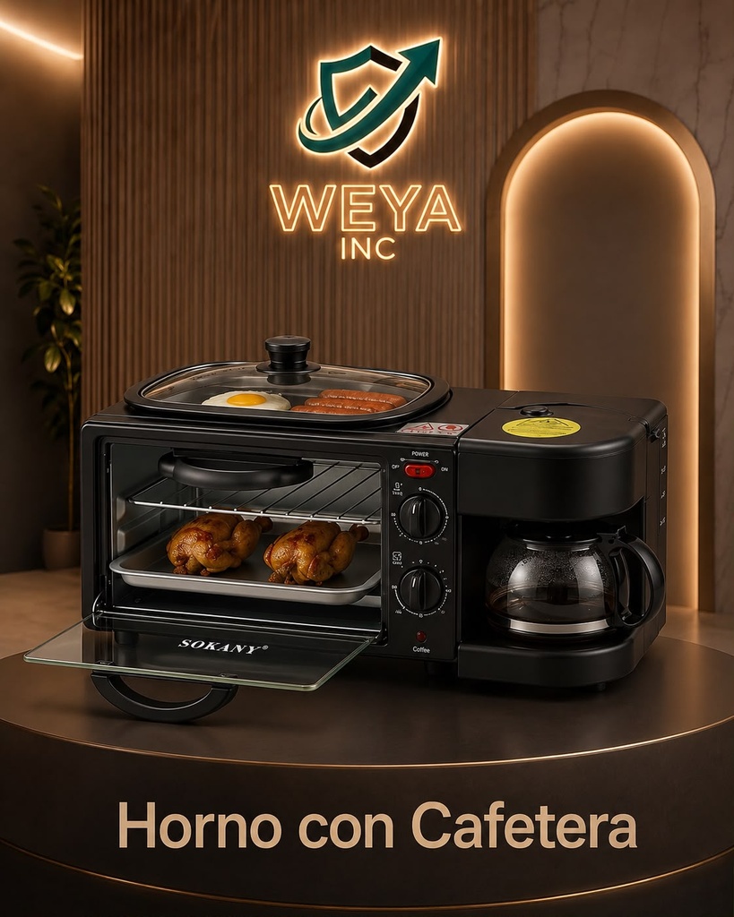 Horno con Cafetera