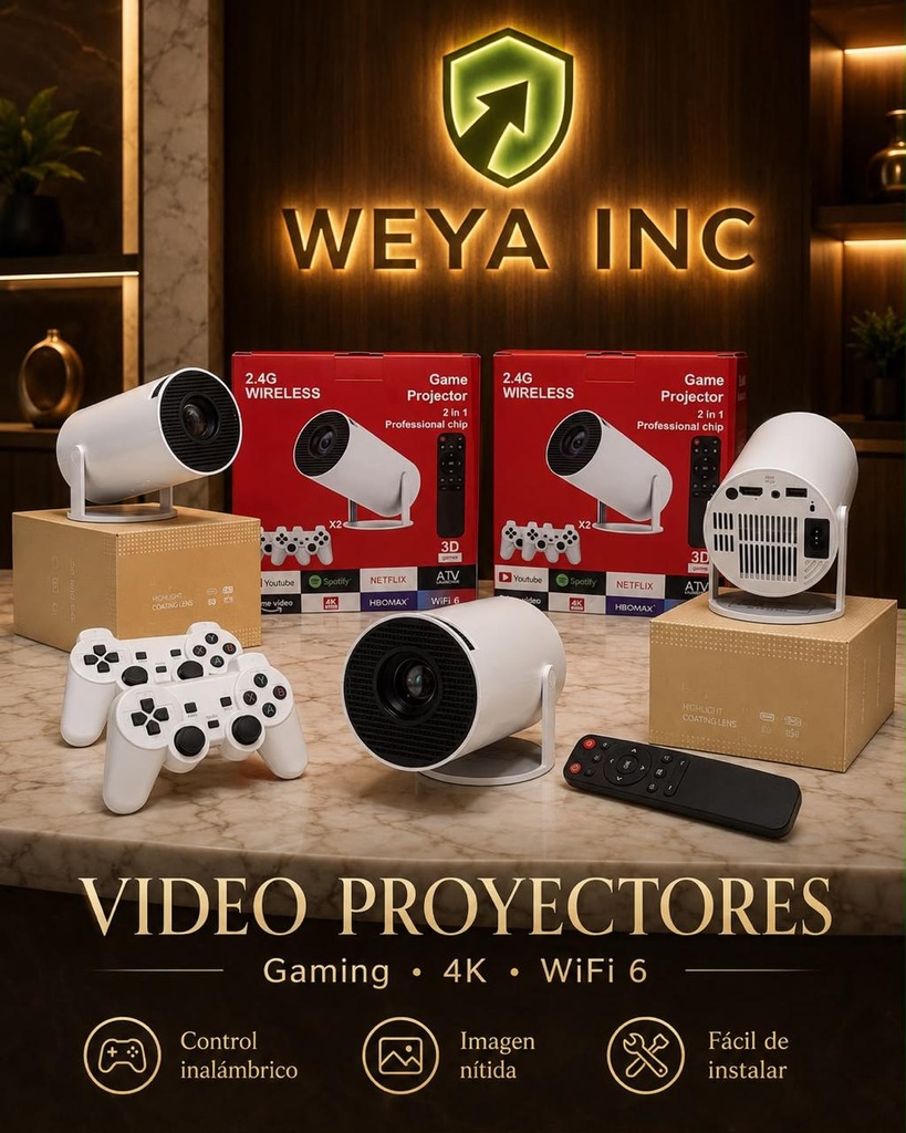 Proyector HY300 con Video Juegos